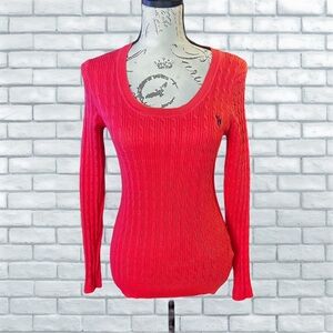 U.S. Polo Association Coral Sweater